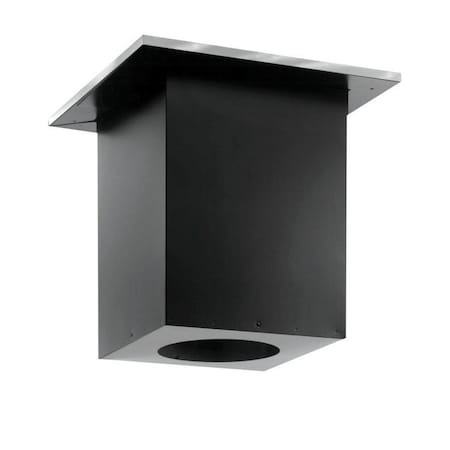 Simpson Duravent DuraVent DirectVent Pro 4 in. Galvanized Steel Square Ceiling Support Box 46DVA-CS